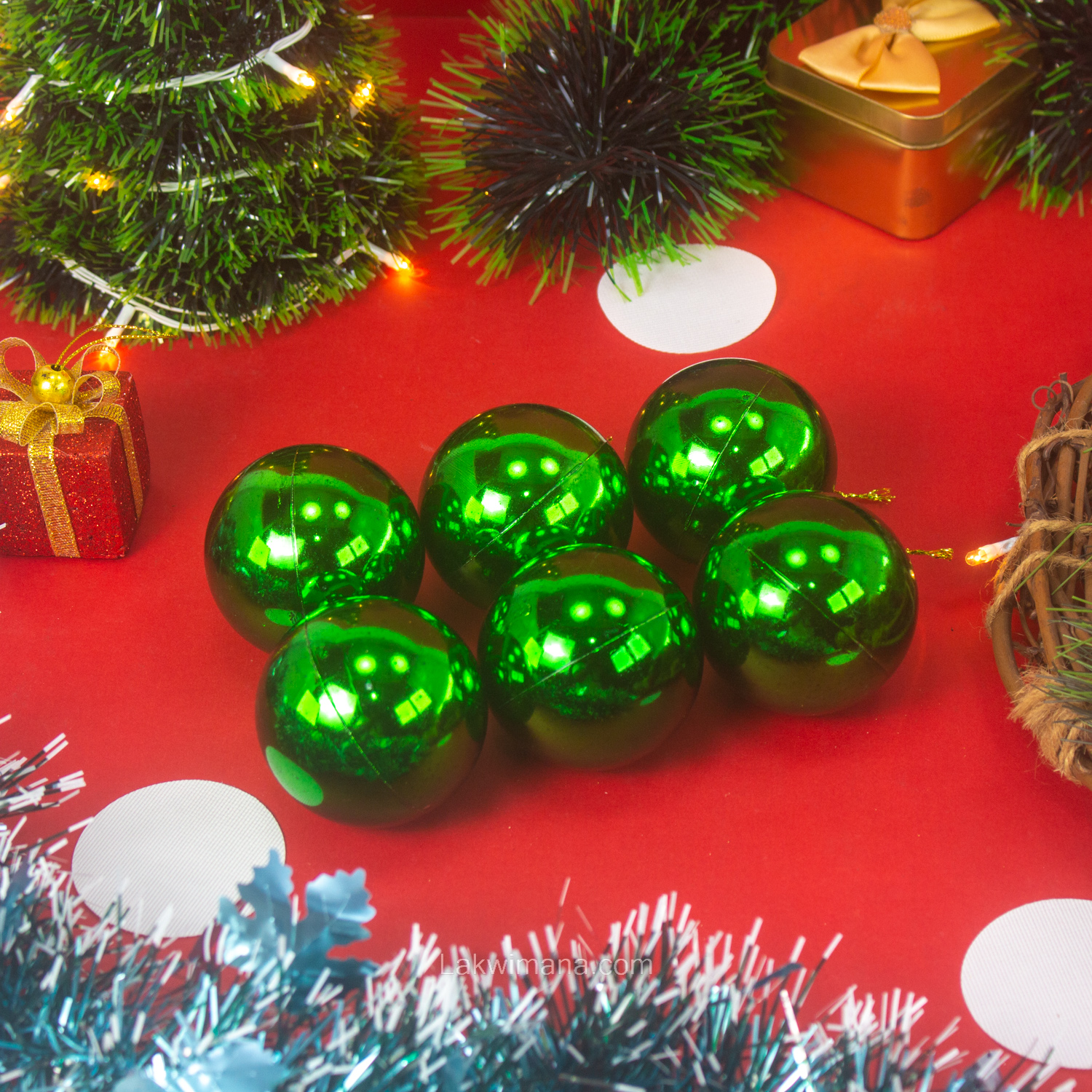 Christmas decoration Baubles - Green